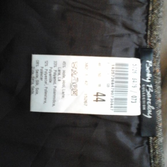 Betty Barclay Brown Wool Skirt, UK18 - Picture 6 of 7